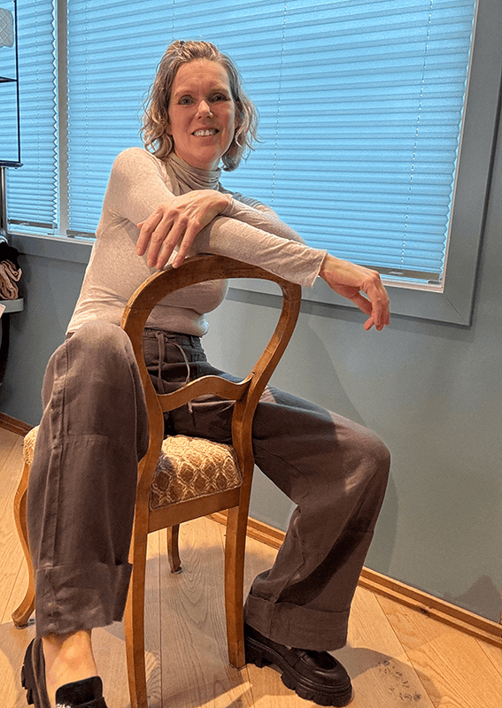 11033 Bukse Patch Pockets, Black Coffee, Lin