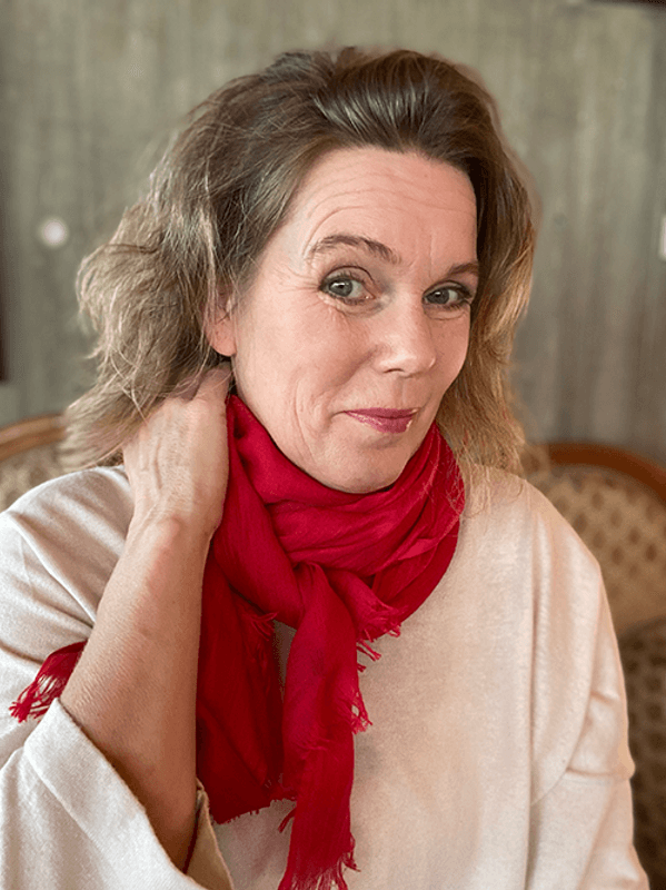 Ulrikke Skjerf, Bomull / Ull, Scarlet Red