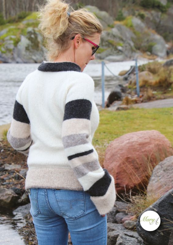 Stranda-genseren, strikkeoppskrift