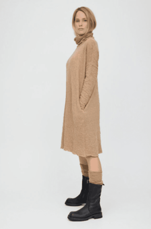1502 LeggVarmere, Light Camel Melange, Bubble Wool
