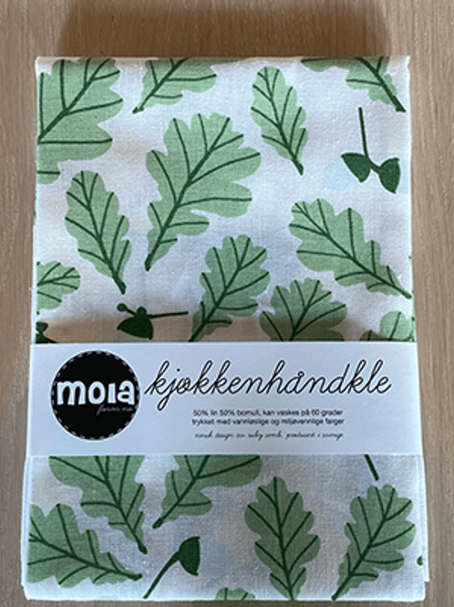 Hovedbilde Kjøkkenhåndkle Eik, Grønn