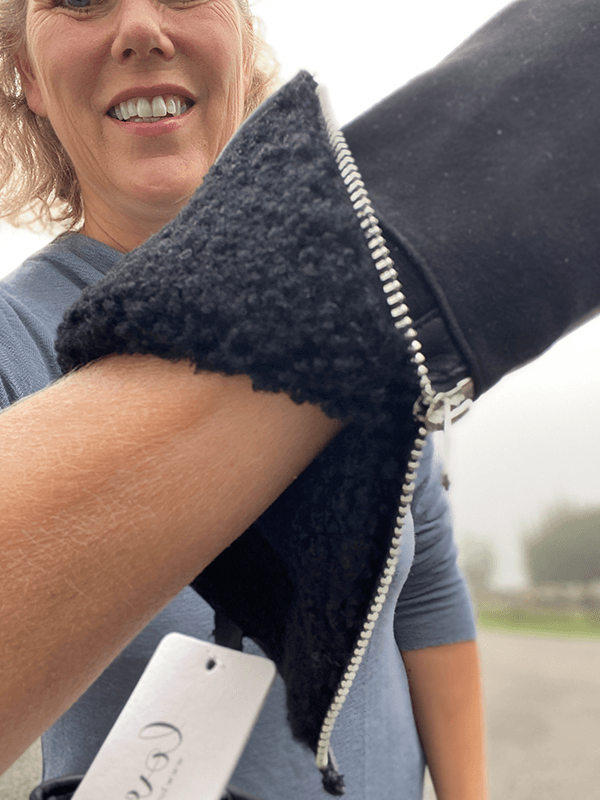 Cremona Hansker, Skinn, Black