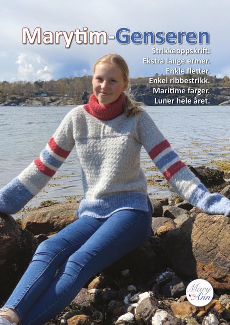 Hovedbilde Marytim-genseren, strikkeoppskrift