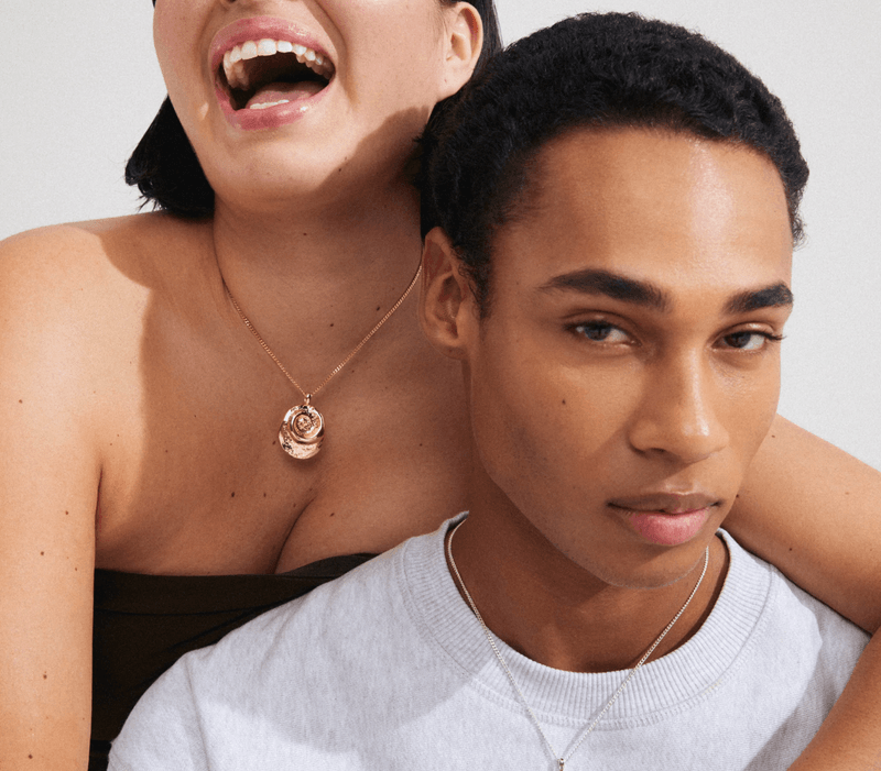 SEA Resirkulert Halskjede, Sølvbelagt