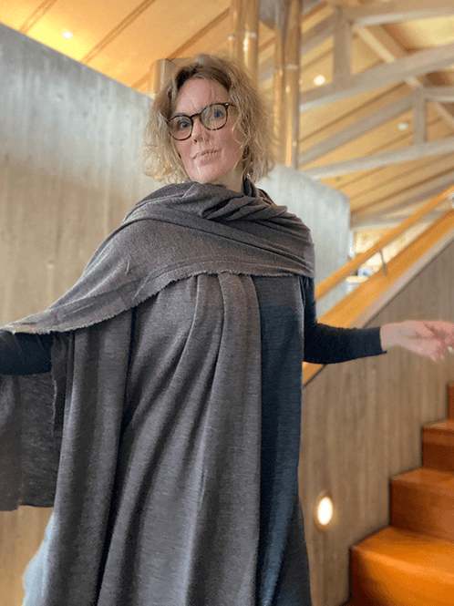 Hovedbilde 1030 Skjerf (XL), Earth Melange, Merino