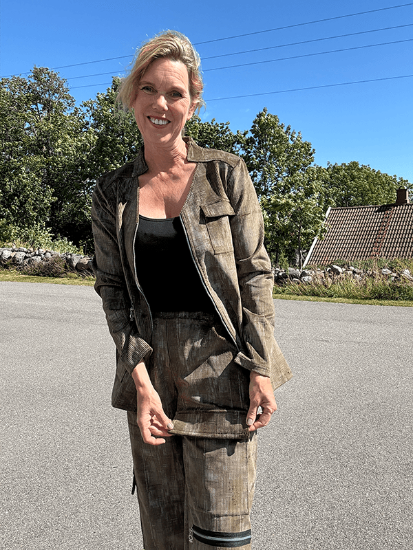 4169 Bukse Velvet, Army, Cord Tykk