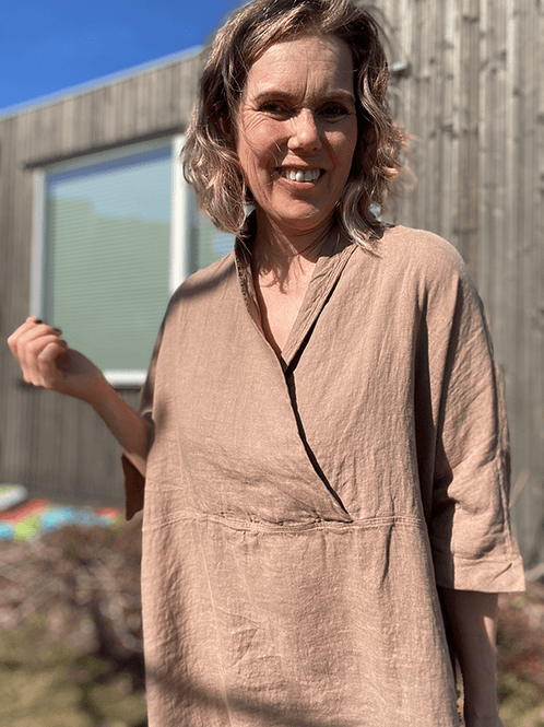 Hovedbilde 12034 KimonoTopp, Bark, Lin Tynn