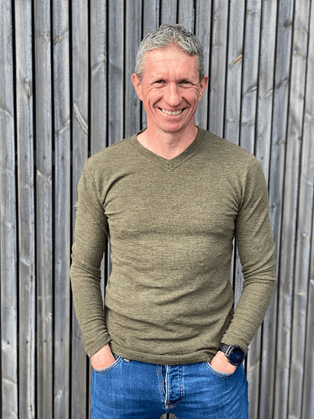 Bilde av 4020 RAM Genser V, Merino, Capers Melange