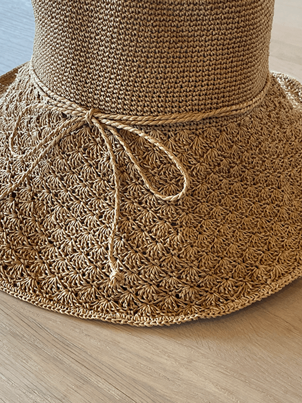 Cathinka Solhatt 57,5 cm, Mørk Natur