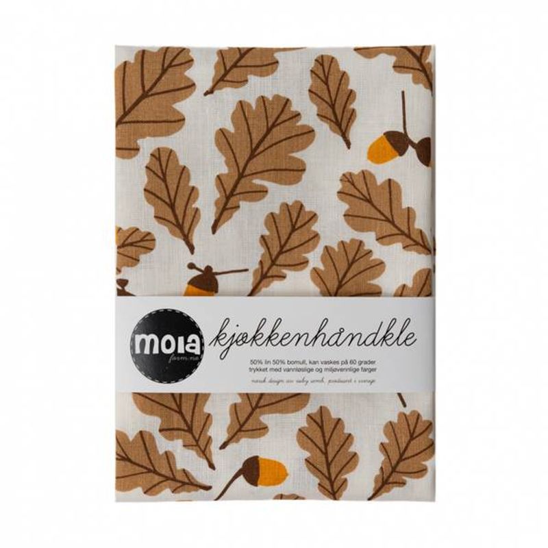 Kjøkkenhåndkle Eik, Brun