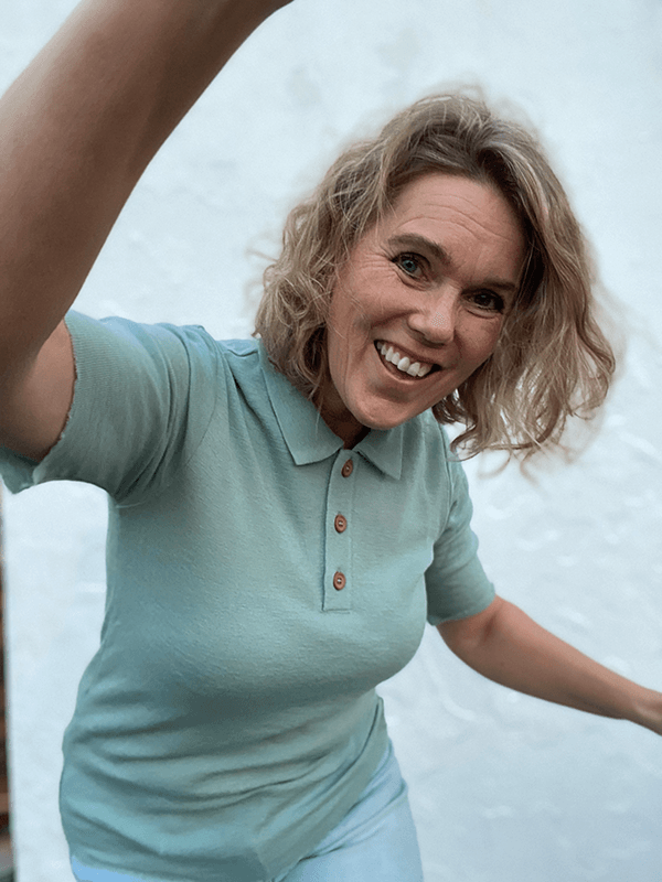 4066 T-Skjorte Polo, SeaFoam Green, Merino