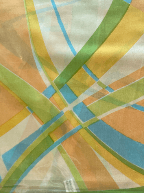 Hovedbilde SilkeSkjerf 50cm, RetroStrek, Gul / Grønn / ...