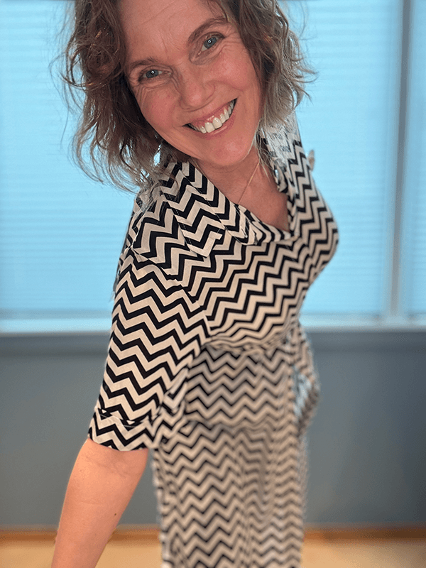 Lucca Kjole Zig Zag, Black / White, Rayon