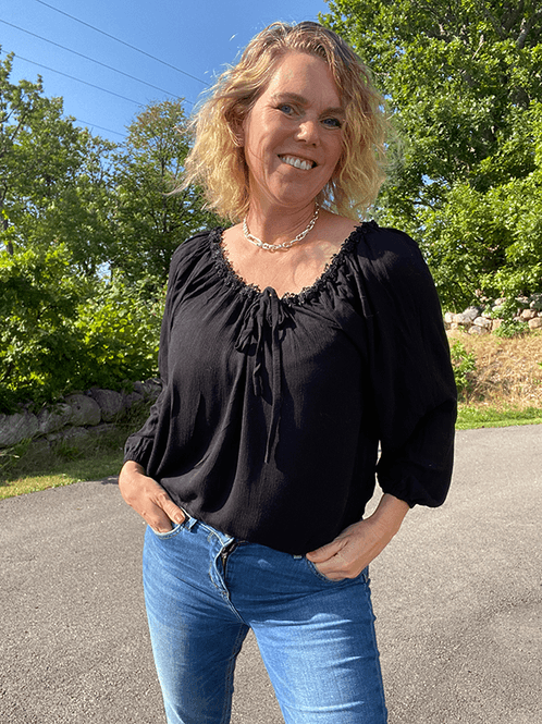 Hovedbilde Leona Topp, Black, Rayon