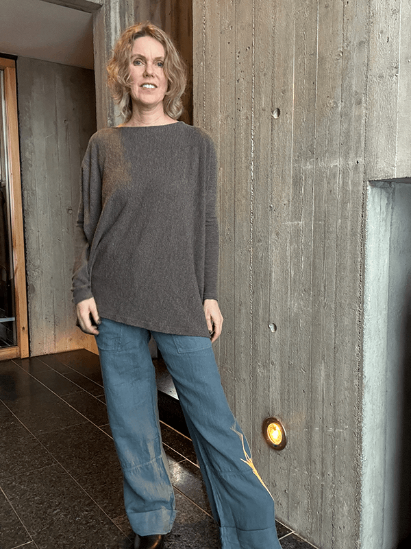 11033 Bukse Patch Pockets, Stormy Sea, Lin