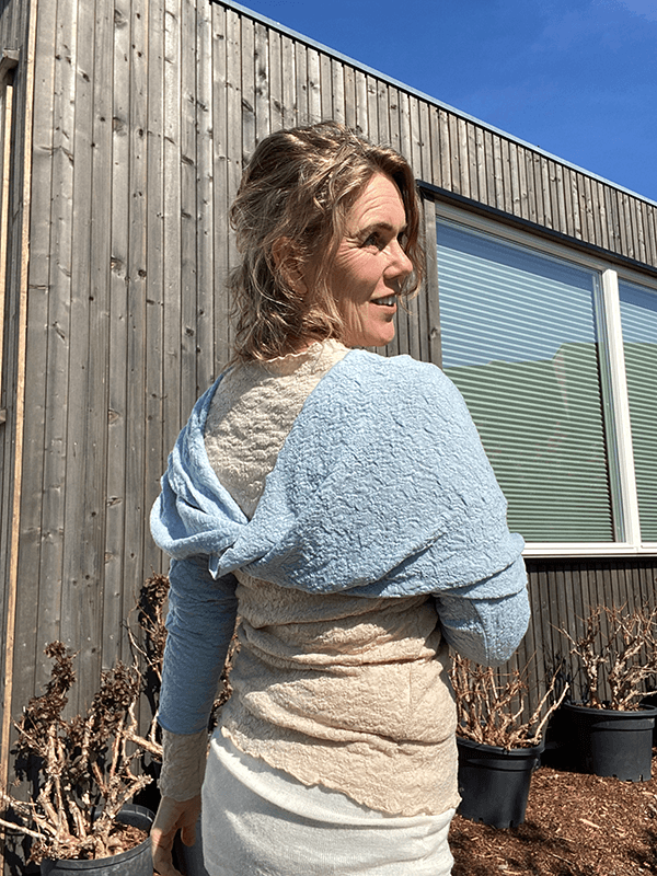 1507 SkulderVarmer, Blue Mist, Bubble Wool