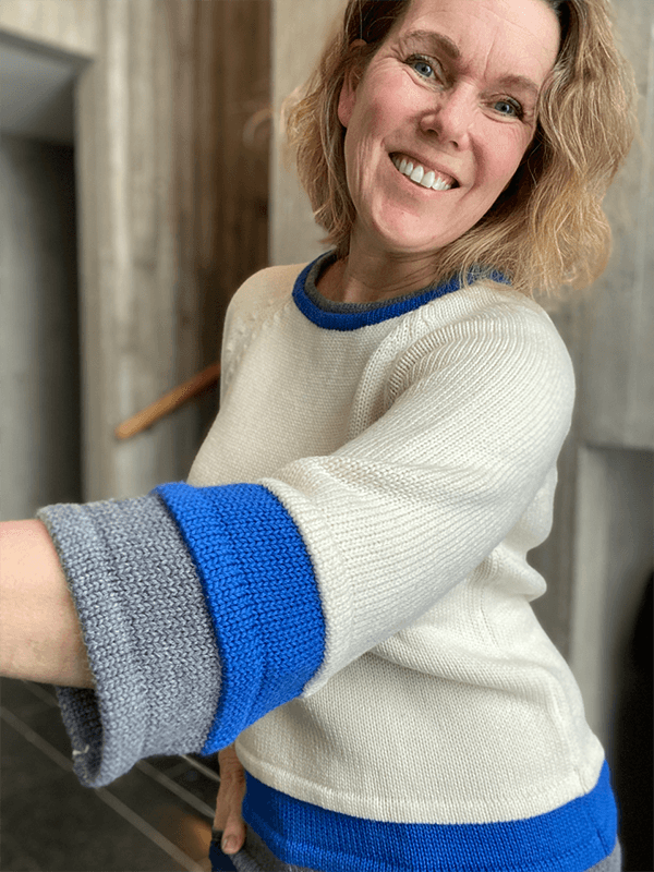 Holme Genser, Merino, Blå