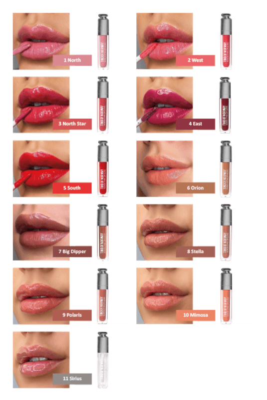 LipGloss North Star, 11 farger