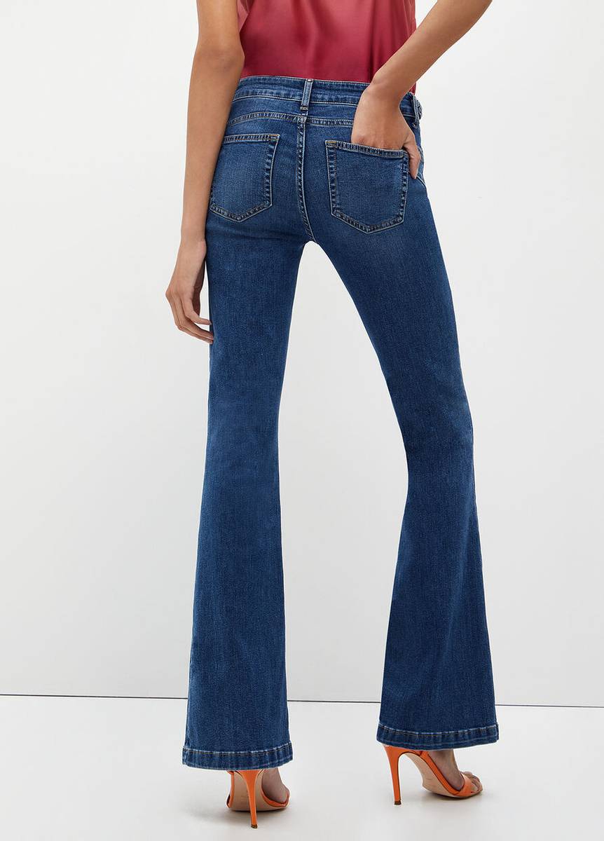 Jeans Beat Braid 34L, Flared, Denim