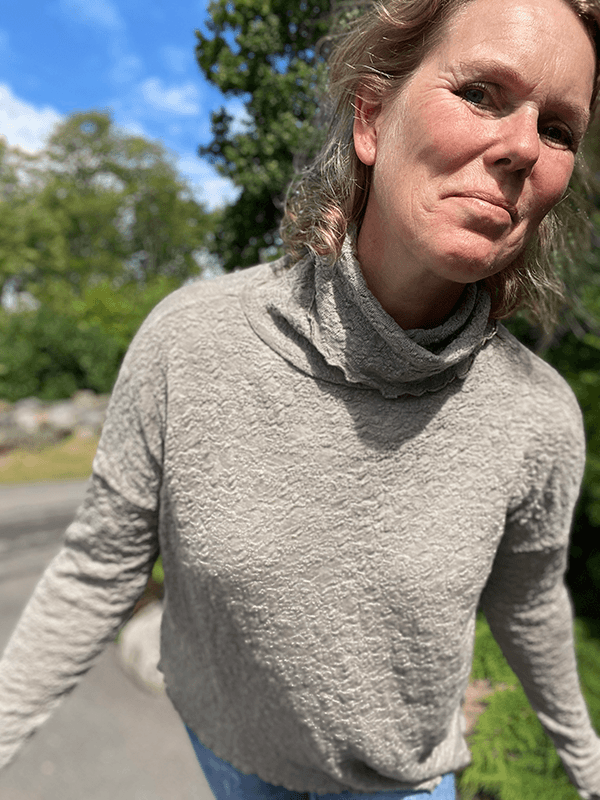 4501 Genser, Elephant Melange, Bubble Wool