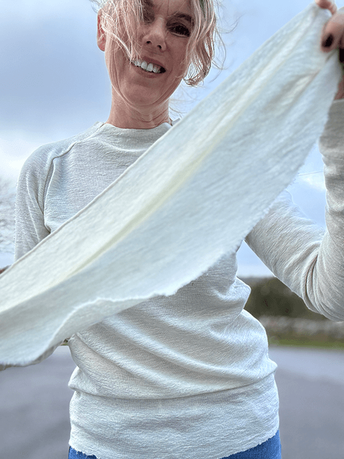 Hovedbilde 1040 TriangelSkjerf (S), Pearl Grey Melange, ...