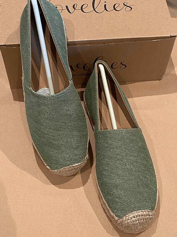 Gazzetta Denim Espadrilles, Grass Green