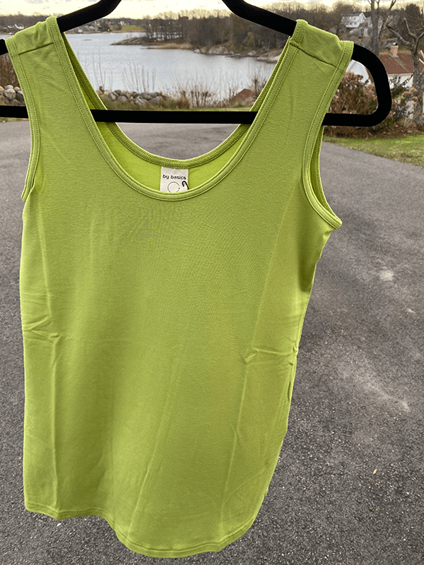 2602 Singlet / TankTop, Lime, Bamboo