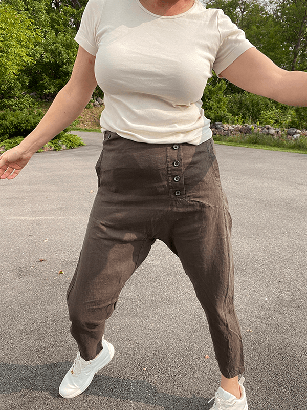 11023 SailorPants, Black Coffee, Lin