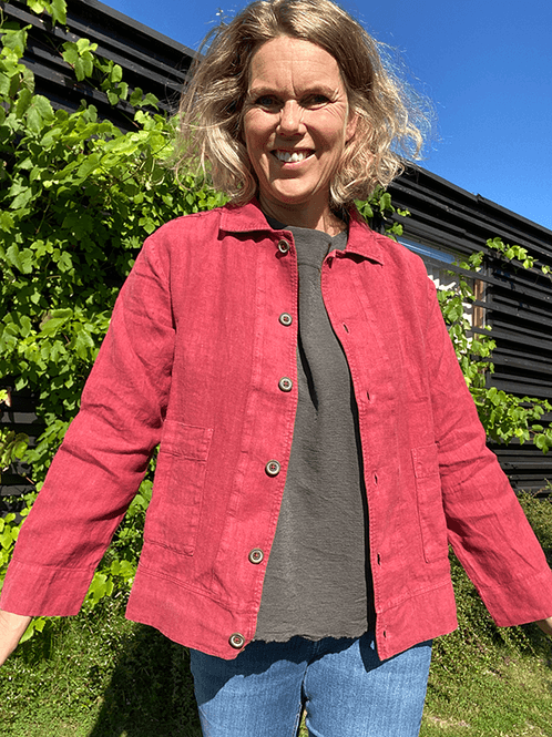 Hovedbilde 11004 Jakke, Earth Red, Lin