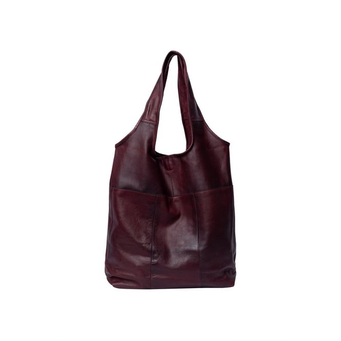 Hovedbilde Lyra Urban Shopper, Skinn, Dark Cherry