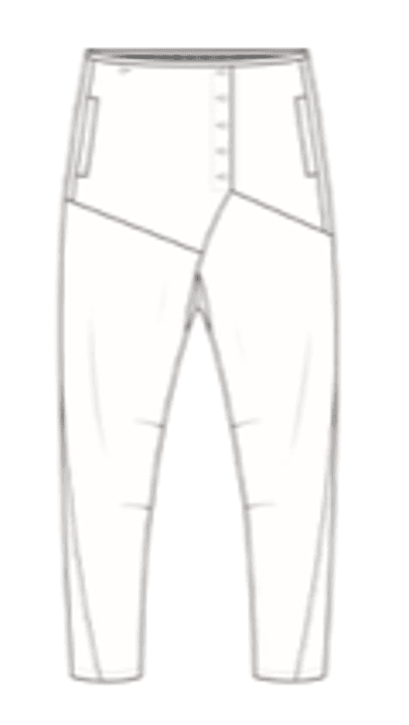 11023 SailorPants, Pecan Brown, Lin