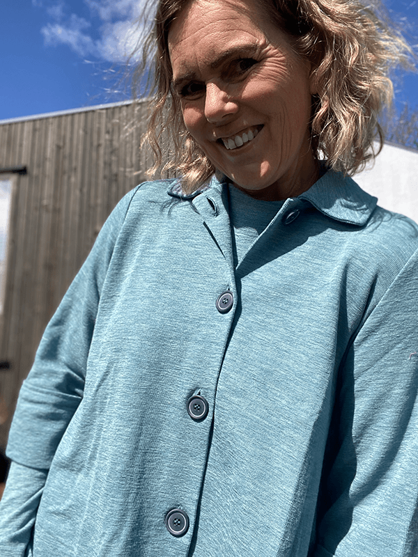 8020 Jakke Swagger, Artic Melange, Merino