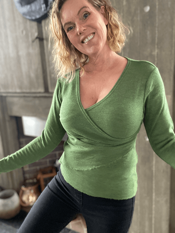 4008 Genser, Grasshopper Melange, Merino