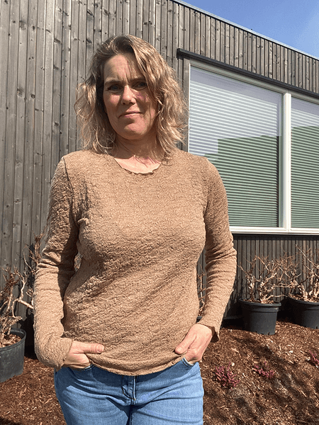 Hovedbilde 4502 Genser, Light Camel Melange, Bubble Wool