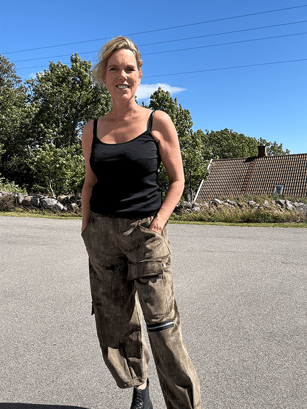 4169 Bukse Velvet, Army, Cord Tykk