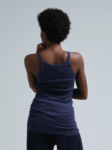 Bilde av Silky Daze Singlet, Silke, Navy