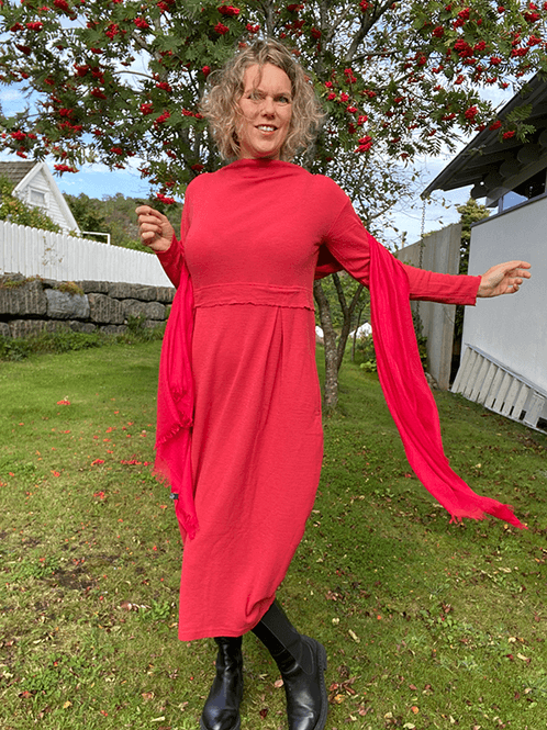 Hovedbilde 7045 Kjole, Coral, Merino