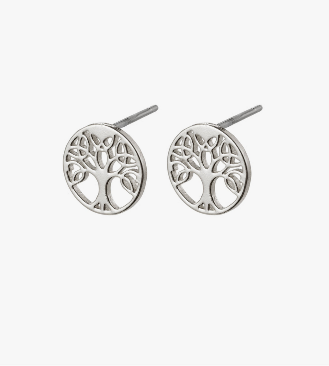 GEORGINA resirkulert studs, Sølvbelagt
