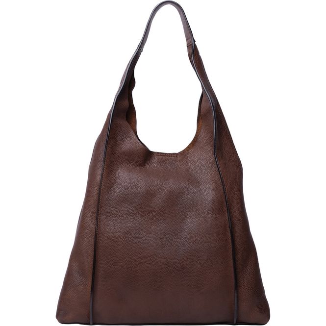 Hovedbilde Siv Big SkulderVeske, Brown, Skinn
