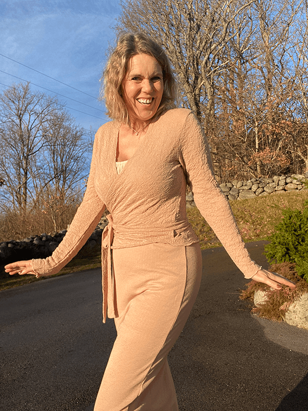 5005 Skjørt Lang, Nude, Merino